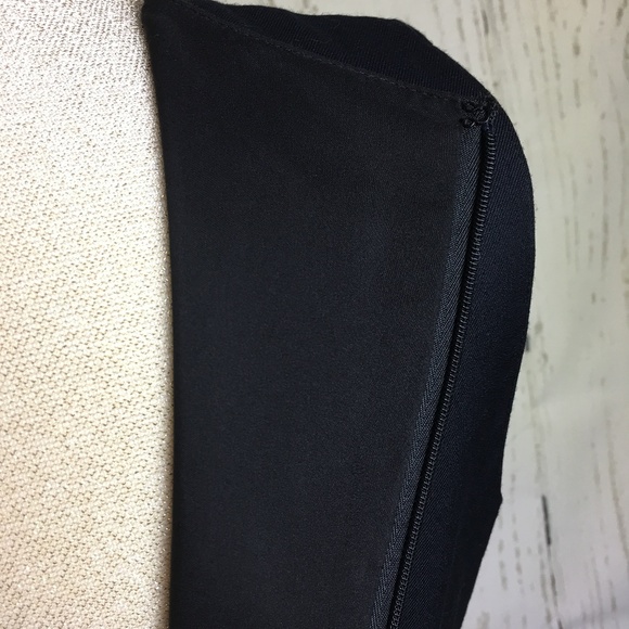 DKNY Accordion-Pleated Wool Blend Sheath Dress - Picture 6 of 7